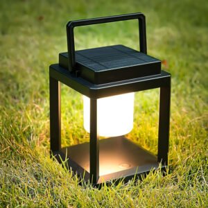 Lámpara de mesa para exteriores, linterna solar LED para exteriores, lámpara solar recargable portátil impermeable, control táctil, lámparas inalámbricas, luces decorativas para patio,
