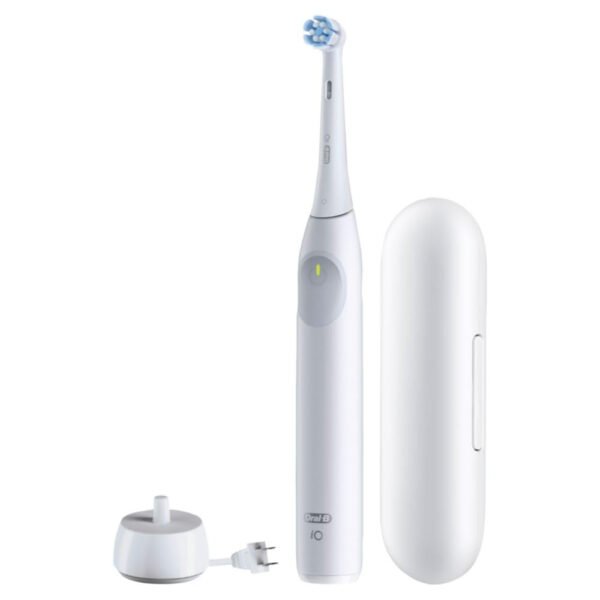 Oral-B iO Simple Clean - Cepillo de dientes eléctrico recargable con 1 cabezal de cepillo de cuidado suave y 1 funda de viaje negra, sensor de presión automático para proteger las encías, 3 modos - Imagen 26