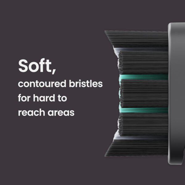 Quip Ultra Next Generation Smart Sonic - Cepillo de dientes eléctrico cronometrado para adultos, cabezal de cepillo reemplazable, cerdas suaves, mango de silicona, duración de la batería de 30 días - Imagen 5