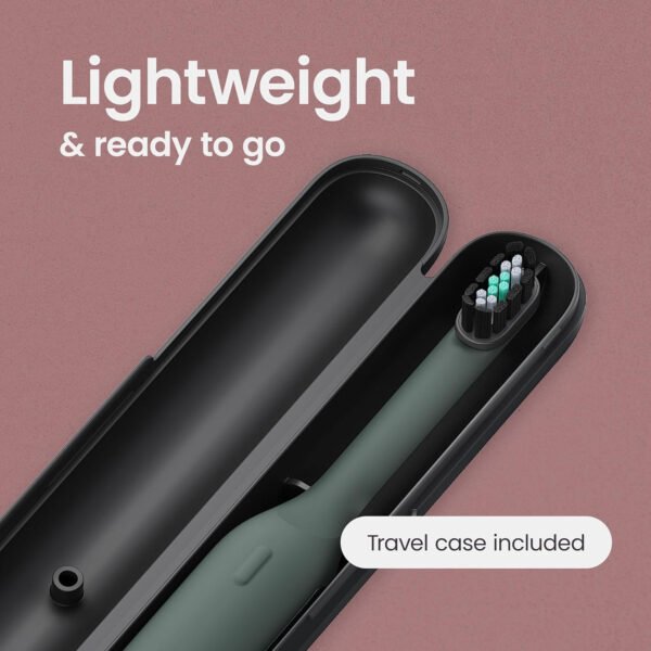 Quip Ultra Next Generation Smart Sonic - Cepillo de dientes eléctrico cronometrado para adultos, cabezal de cepillo reemplazable, cerdas suaves, mango de silicona, duración de la batería de 30 días - Imagen 10