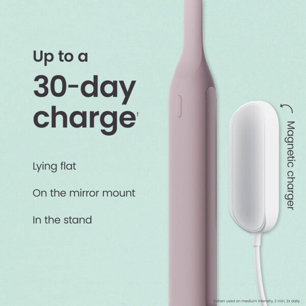 Quip Ultra Next Generation Smart Sonic - Cepillo de dientes eléctrico cronometrado para adultos, cabezal de cepillo reemplazable, cerdas suaves, mango de silicona, duración de la batería de 30 días - Imagen 30