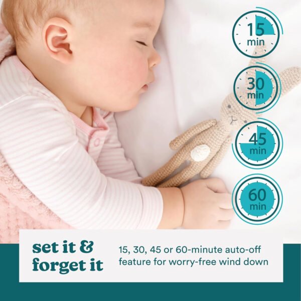 Sonidos y proyector SoundSpa Lullaby de myBaby. Reproduce 6 sonidos y nanas, funciona con proyector de imágenes, temporizador de auto apagado perfecto para la siesta. Operado por adaptador. MYB-S305 - Imagen 5