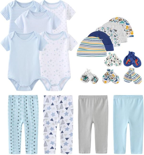 Kiddiezoom - Juego de 19 piezas de ropa para recién nacido - Imagen 6