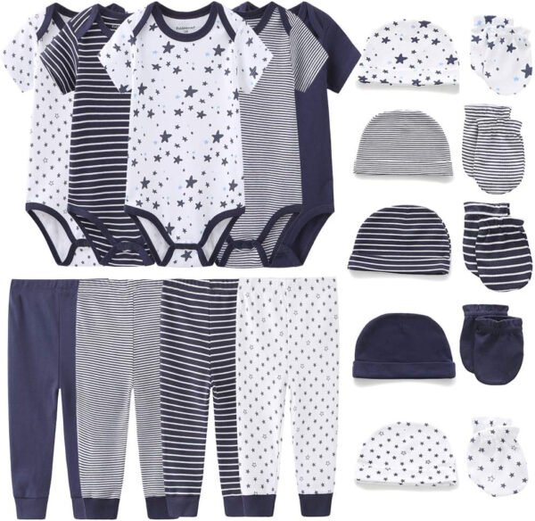 Kiddiezoom - Juego de 19 piezas de ropa para recién nacido - Imagen 31
