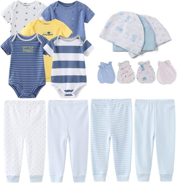 Kiddiezoom - Juego de 19 piezas de ropa para recién nacido - Imagen 68
