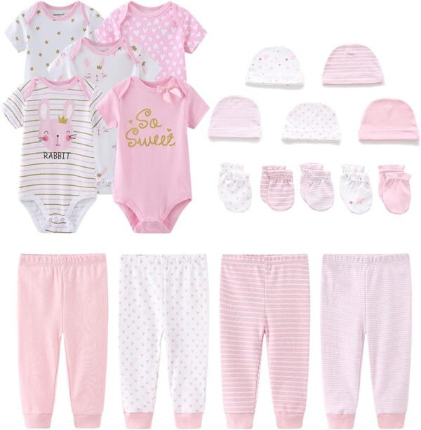 Kiddiezoom - Juego de 19 piezas de ropa para recién nacido - Imagen 79