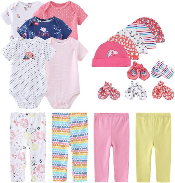 Kiddiezoom - Juego de 19 piezas de ropa para recién nacido - Imagen 82