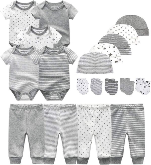 Kiddiezoom - Juego de 19 piezas de ropa para recién nacido - Imagen 96