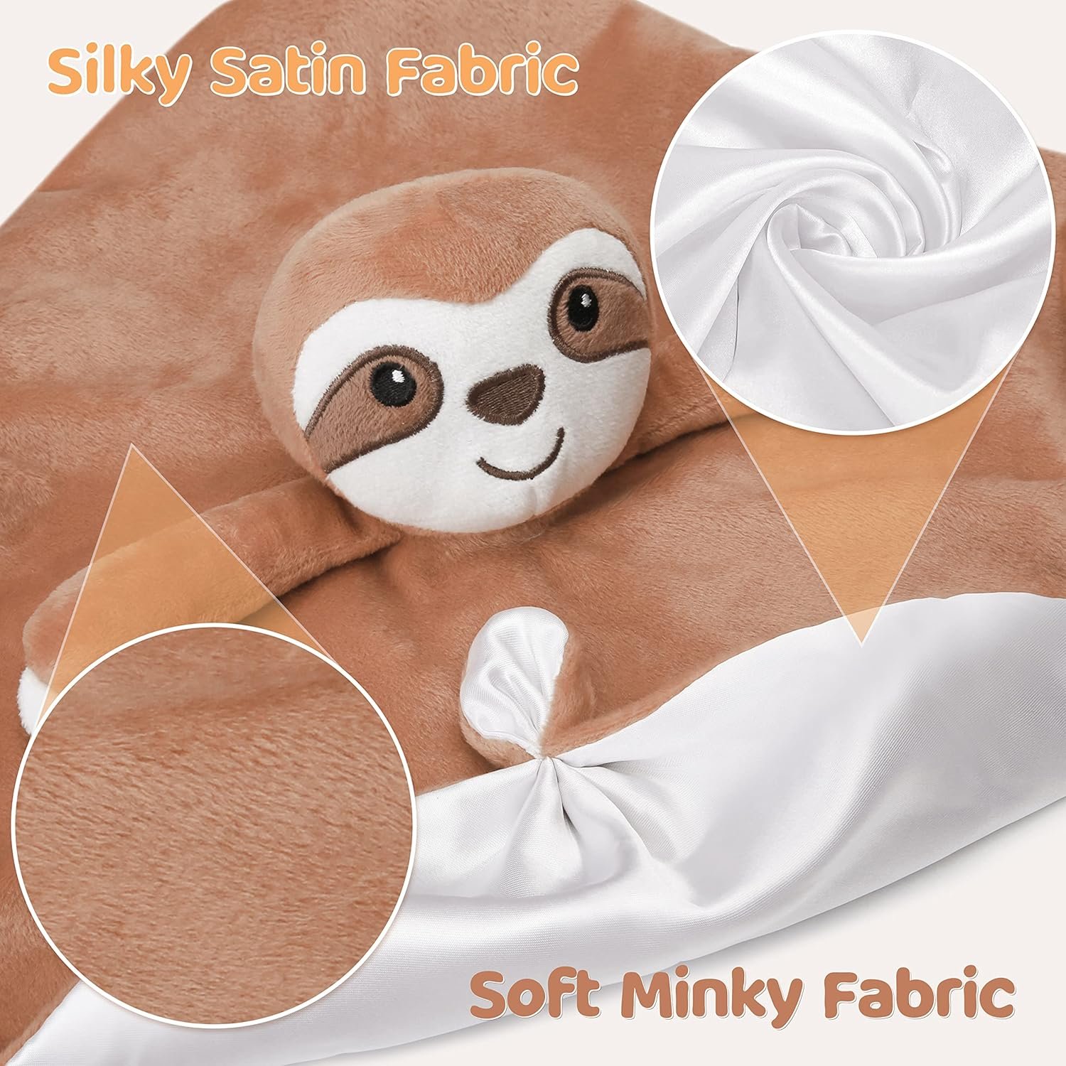 Pro Goleem - Manta de seguridad de elefante, bonita y suave, unisex, regalo de bebé para niños y niñas recién nacidos, manta para acurrucarse, juguete de peluche, color gris, 16 pulgadas - Imagen 69