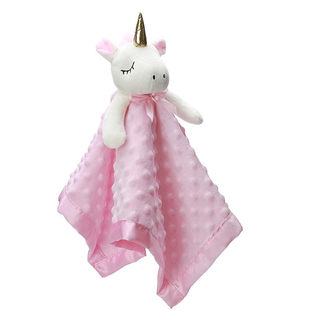 Pro Goleem - Manta de seguridad de elefante, bonita y suave, unisex, regalo de bebé para niños y niñas recién nacidos, manta para acurrucarse, juguete de peluche, color gris, 16 pulgadas - Imagen 72