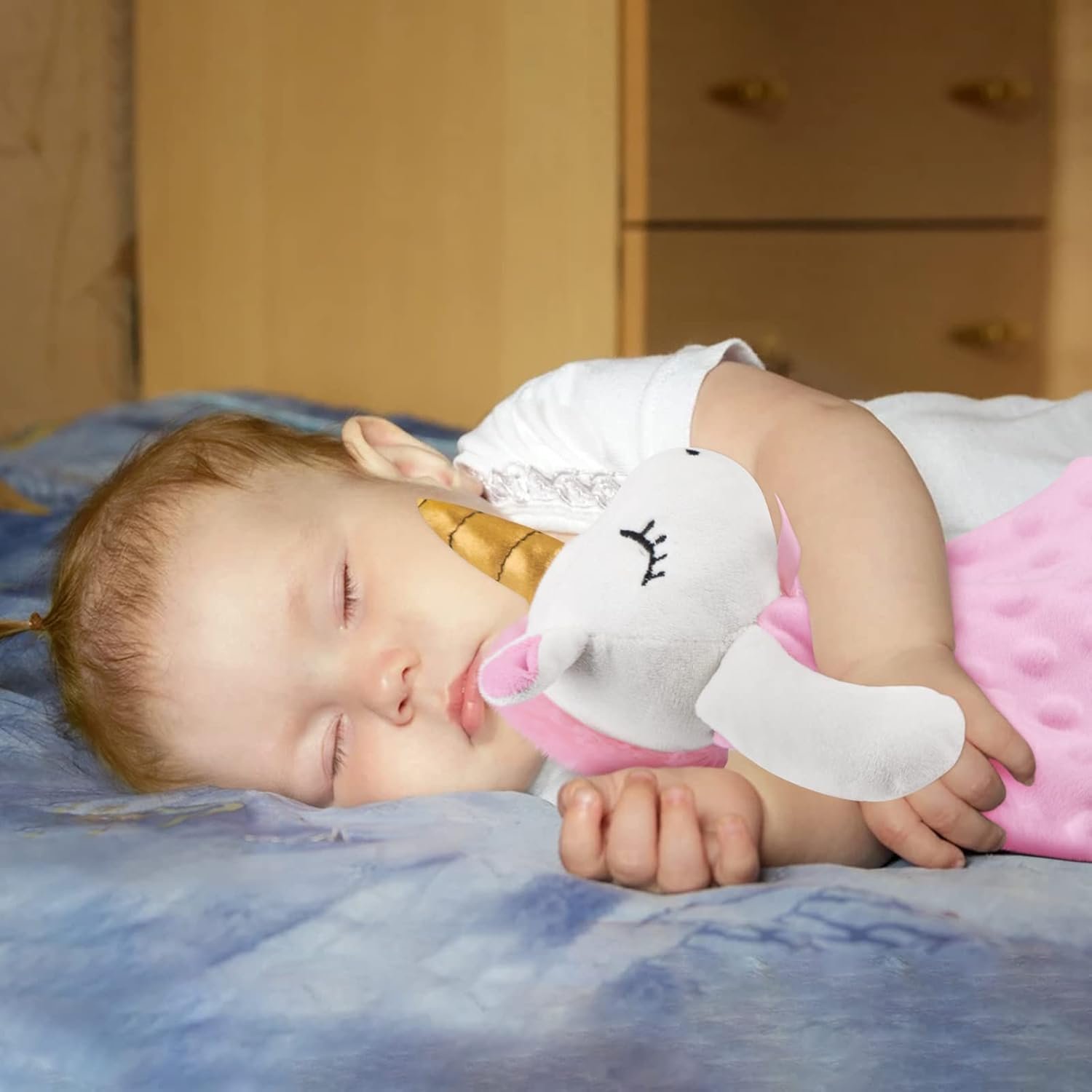 Pro Goleem - Manta de seguridad de elefante, bonita y suave, unisex, regalo de bebé para niños y niñas recién nacidos, manta para acurrucarse, juguete de peluche, color gris, 16 pulgadas - Imagen 74