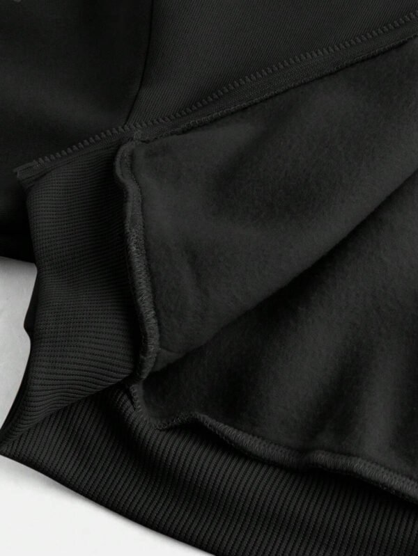 Girlism Conjunto de sudadera con capucha y pantalón de chándal de punto para niña preadolescente, ropa de estar en casa informal - Imagen 7