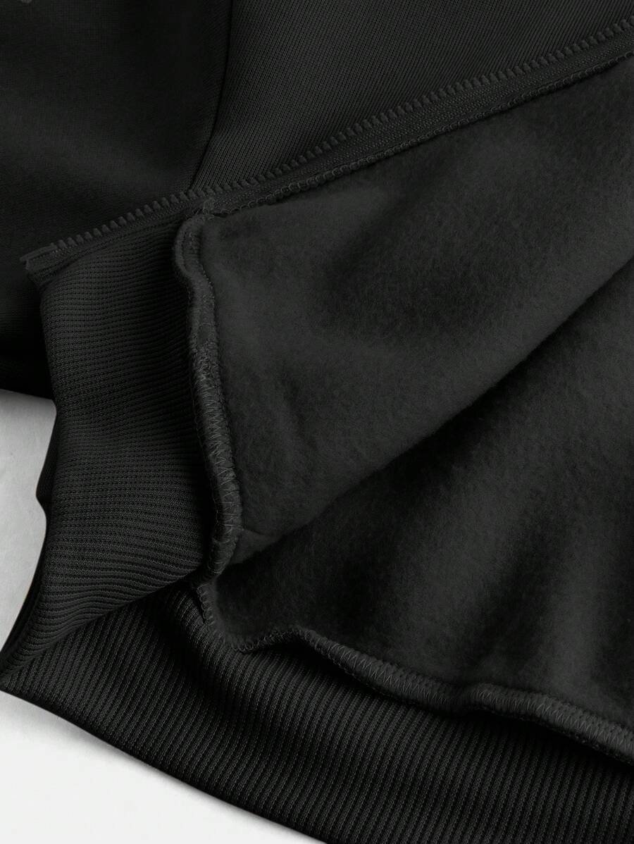 Girlism Conjunto de sudadera con capucha y pantalón de chándal de punto para niña preadolescente, ropa de estar en casa informal - Imagen 7