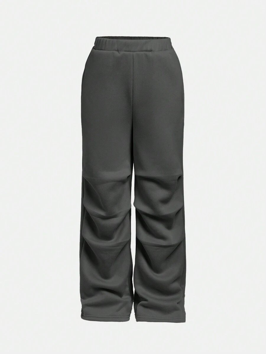 Girlism Conjunto de sudadera con capucha y pantalón de chándal de punto para niña preadolescente, ropa de estar en casa informal - Imagen 16