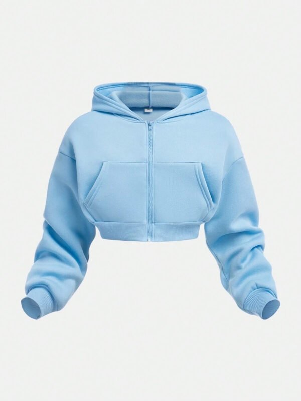 Girlism Conjunto de sudadera con capucha y pantalón de chándal de punto para niña preadolescente, ropa de estar en casa informal - Imagen 36