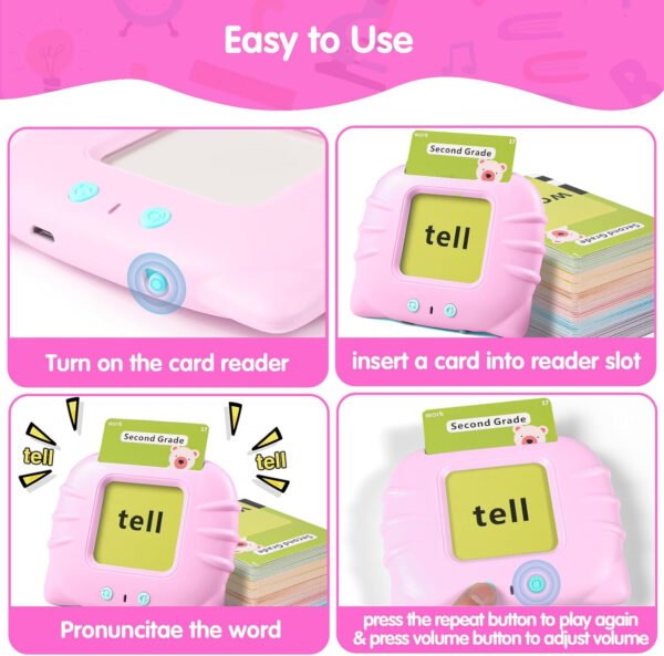 Juguetes para niños pequeños, palabras visuales, tarjetas didácticas para niños de 2, 3, 4 años, juguete sensorial para niños autistas, aprendizaje educativo Montessori terapia del habla, juguetes 224 - Imagen 11