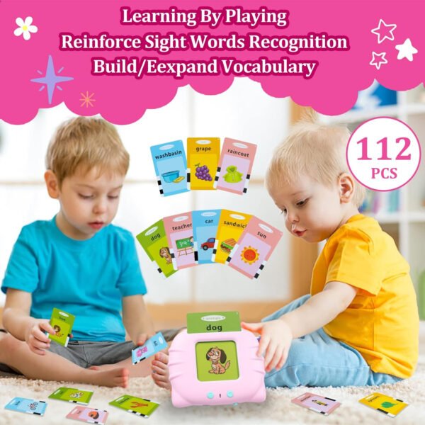 Juguetes para niños pequeños, palabras visuales, tarjetas didácticas para niños de 2, 3, 4 años, juguete sensorial para niños autistas, aprendizaje educativo Montessori terapia del habla, juguetes 224 - Imagen 19