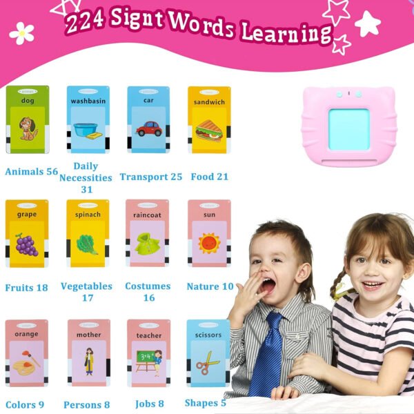 Juguetes para niños pequeños, palabras visuales, tarjetas didácticas para niños de 2, 3, 4 años, juguete sensorial para niños autistas, aprendizaje educativo Montessori terapia del habla, juguetes 224 - Imagen 27
