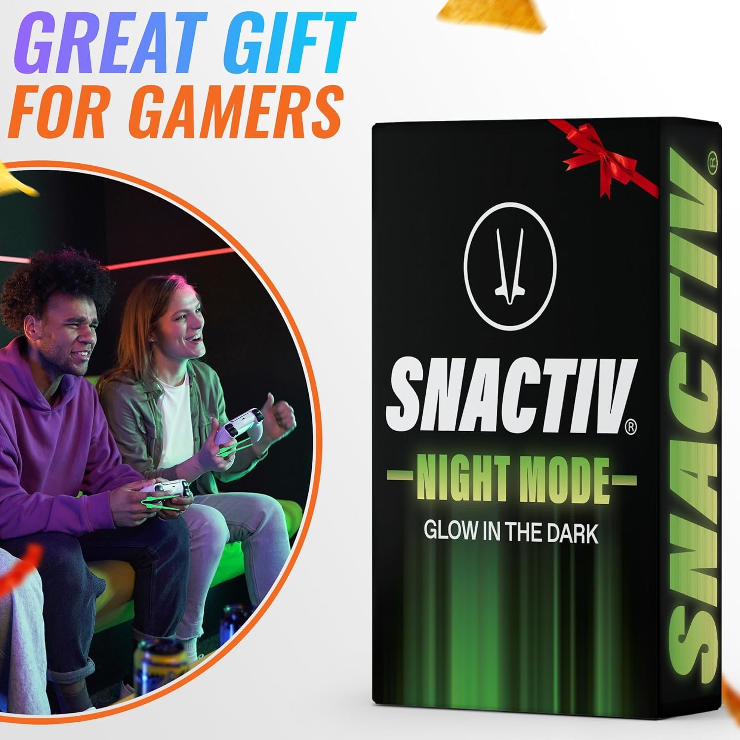 SNACTIV Palillos de dedo PRO para jugadores, como se ve en Shark Tank! La herramienta oficial de aperitivos del futuro, disfruta de bocadillos y papas fritas con facilidad, innovadora solución de - Imagen 16