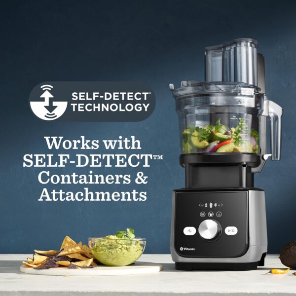 Vitamix Ascent X5 Licuadora, grado profesional, 10 programas de mezcla preestablecidos, recipiente de 48 onzas, autolimpieza, acero inoxidable cepillado - Imagen 7