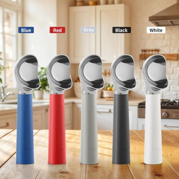Cuchara de helado con calefacción recargable, cuchara eléctrica para helado con pantalla LED, se calienta a 158 °F para helado duro, fácil para personas mayores y niños, impermeable IP67 (blanco, 2 - Imagen 39