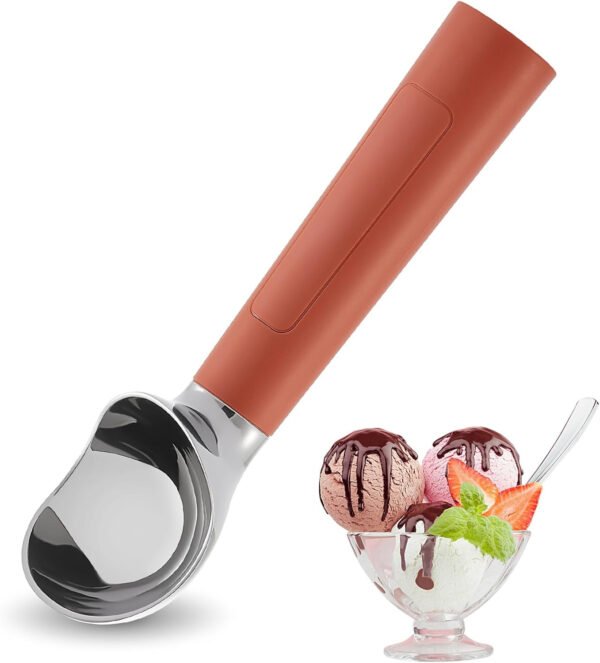 Cuchara de helado con calefacción recargable, cuchara eléctrica para helado con pantalla LED, se calienta a 158 °F para helado duro, fácil para personas mayores y niños, impermeable IP67 (blanco, 2 - Imagen 40