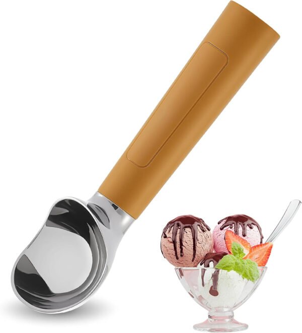 Cuchara de helado con calefacción recargable, cuchara eléctrica para helado con pantalla LED, se calienta a 158 °F para helado duro, fácil para personas mayores y niños, impermeable IP67 (blanco, 2 - Imagen 75