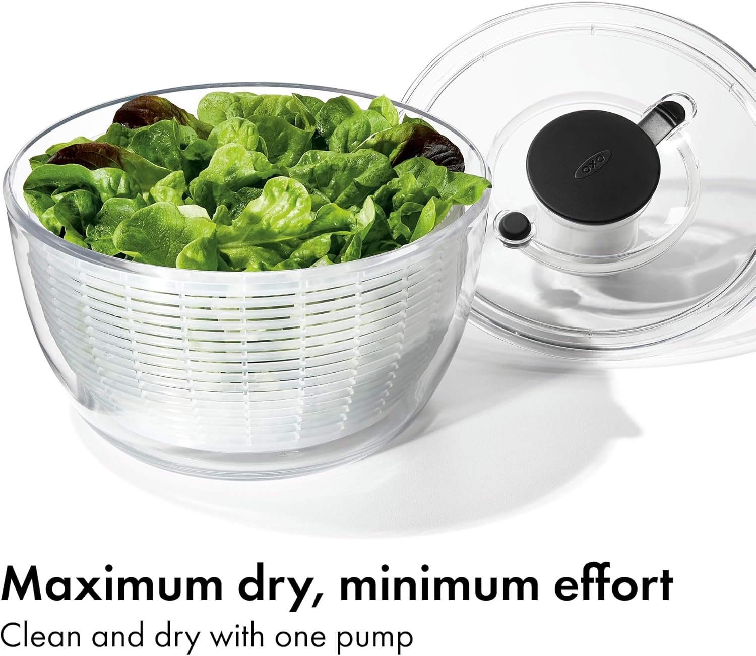 Mezclador de vegetales de OXO Good Grips, L, Blanco - Imagen 4