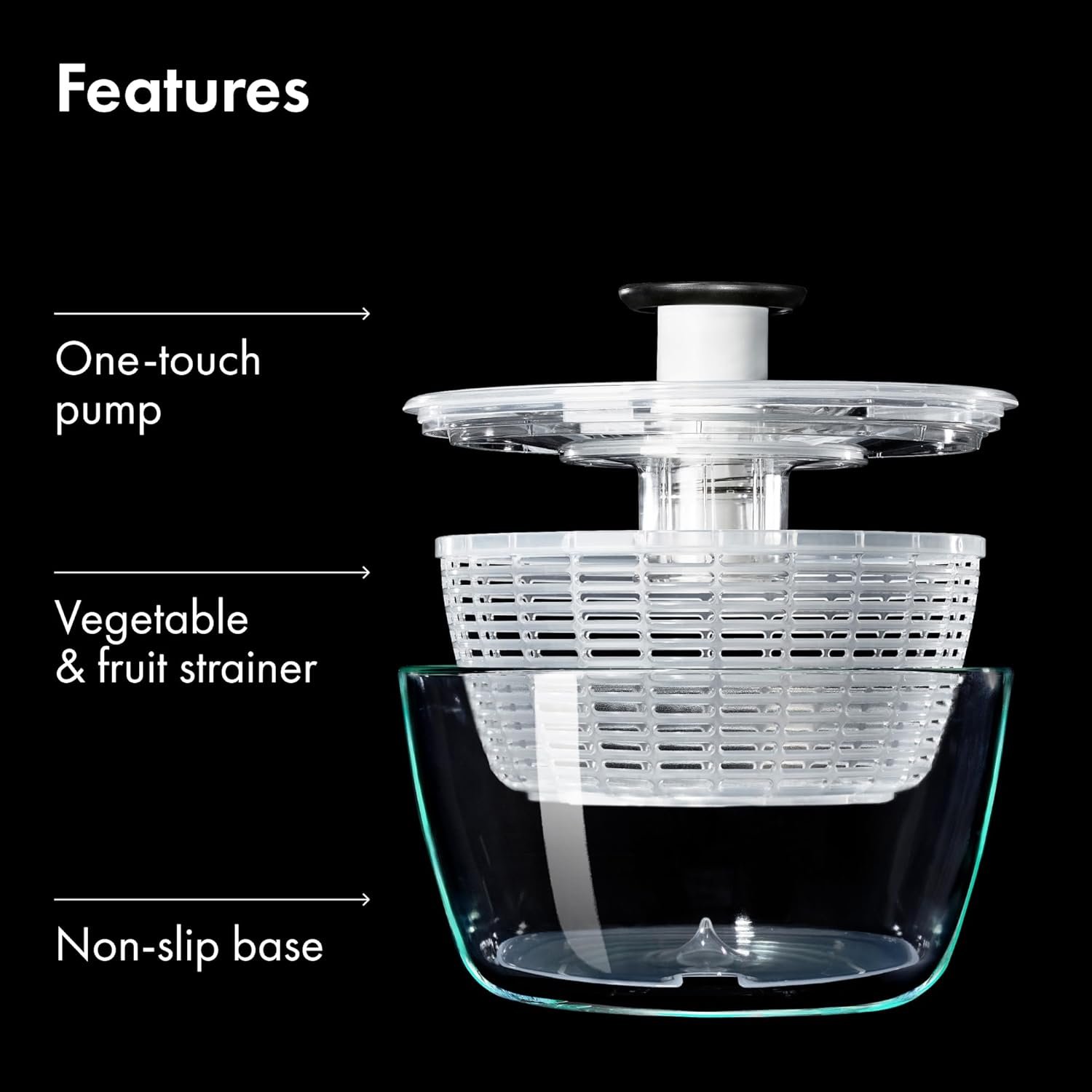 Mezclador de vegetales de OXO Good Grips, L, Blanco - Imagen 34