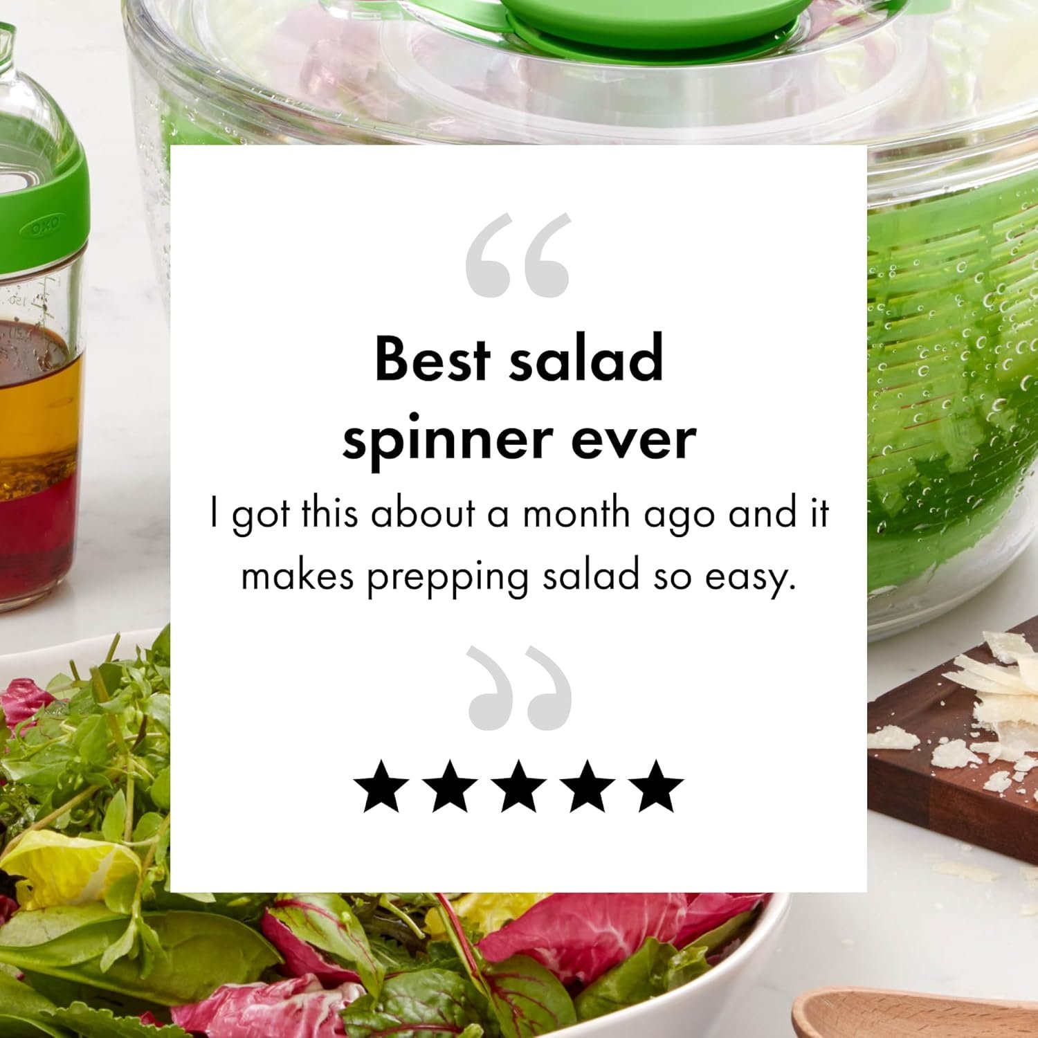 Mezclador de vegetales de OXO Good Grips, L, Blanco - Imagen 22