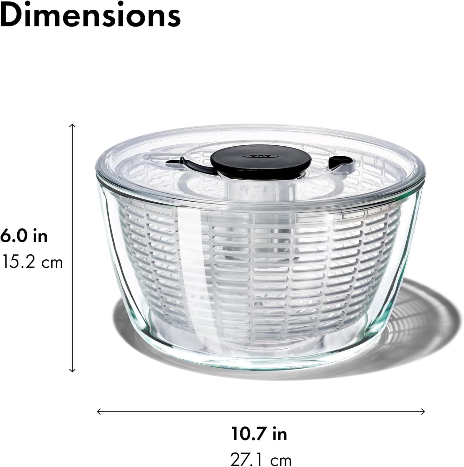 Mezclador de vegetales de OXO Good Grips, L, Blanco - Imagen 26