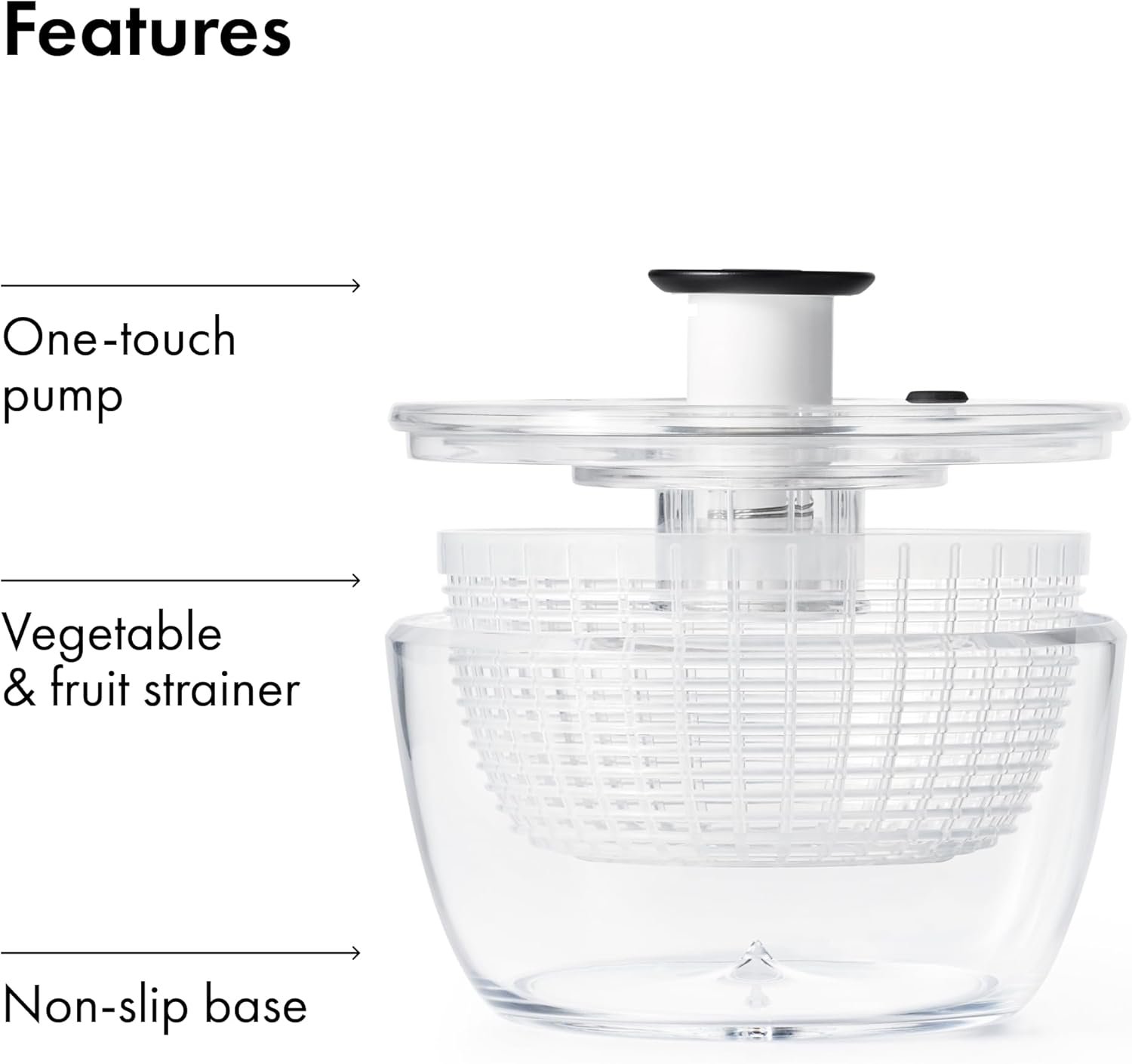 Mezclador de vegetales de OXO Good Grips, L, Blanco - Imagen 43