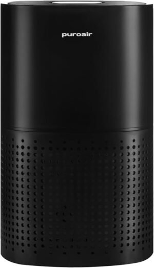 Potente purificador de aire PuroAir HEPA – Cubre hasta 1,115 pies cuadrados – Purificador de aire para alergias y mascotas – Filtra hasta el 99.99% del humo, polen, polvo y contaminantes comunes – Con