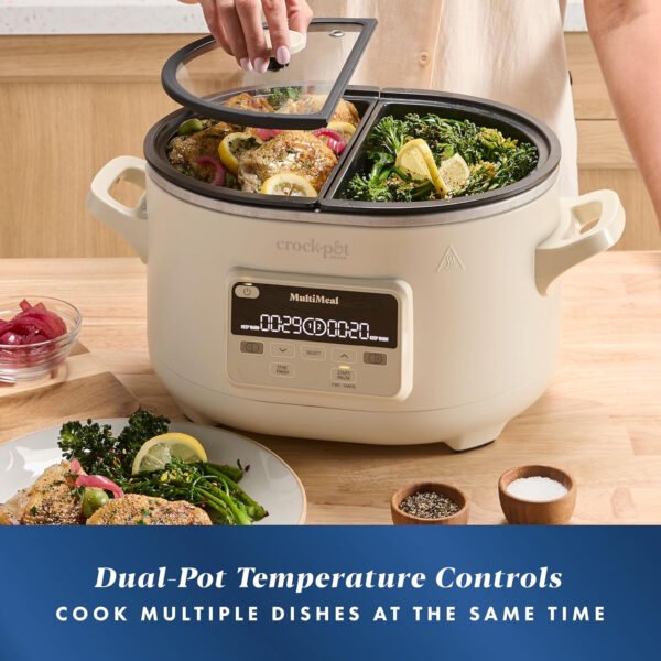 Crock-Pot MultiMeal Multicooker y olla de cocción lenta programable con función de horneado Leche de avena - Imagen 4