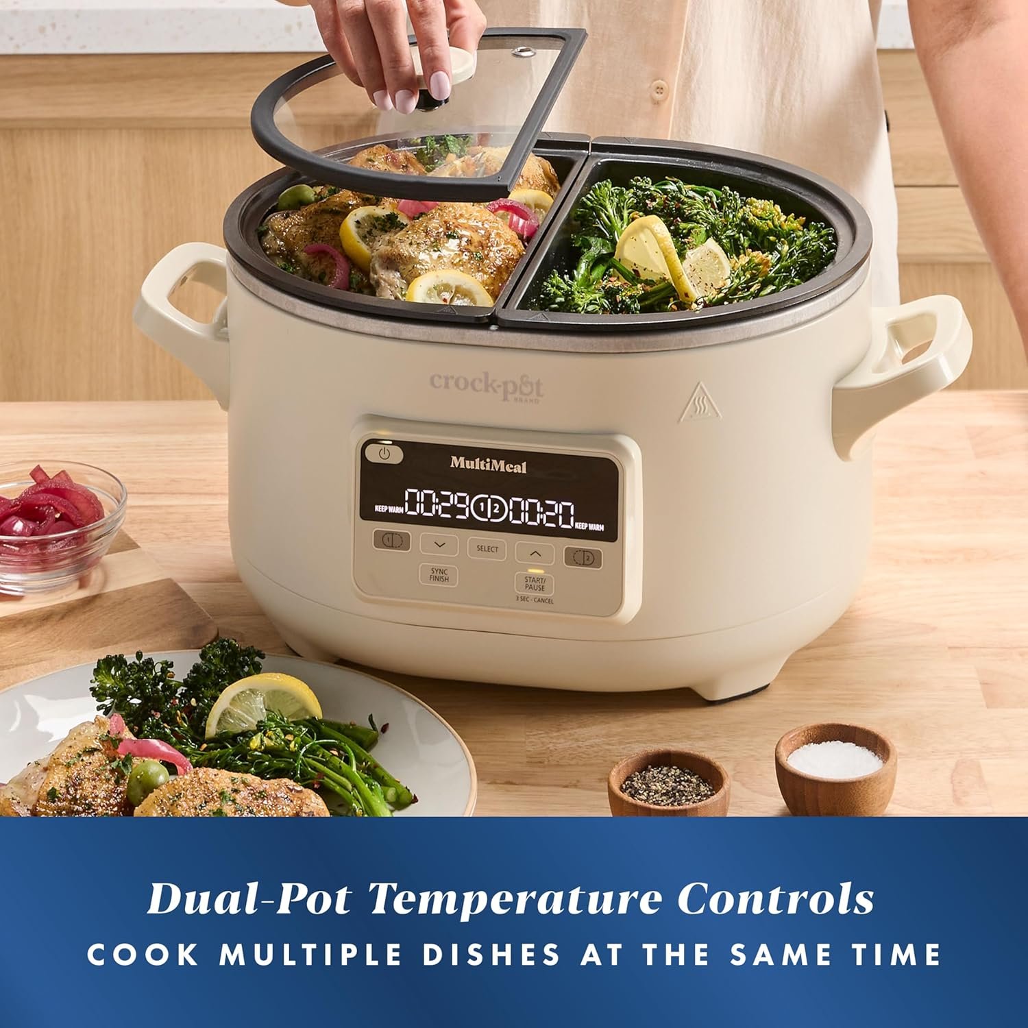Crock-Pot MultiMeal Multicooker y olla de cocción lenta programable con función de horneado Leche de avena - Imagen 4
