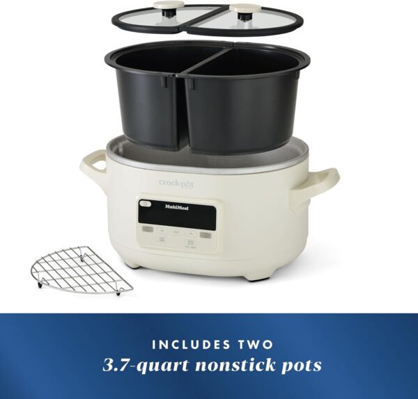 Crock-Pot MultiMeal Multicooker y olla de cocción lenta programable con función de horneado Leche de avena - Imagen 6