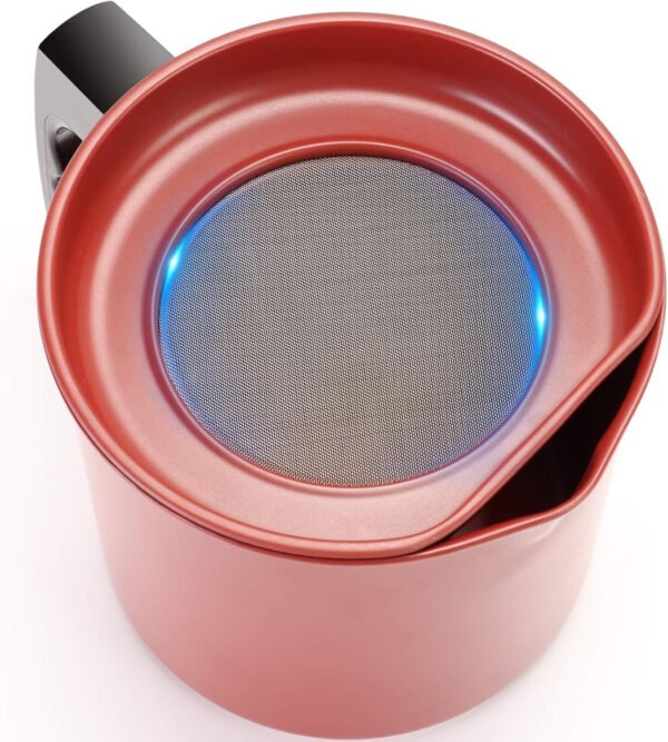 Cambom Contenedor de grasa de tocino con colador de malla fina, 1.3 l/casi 6 tazas completas, lata de aceite de cocina de hierro con bandeja extraíble para almacenamiento de grasa de cocina - Imagen 26