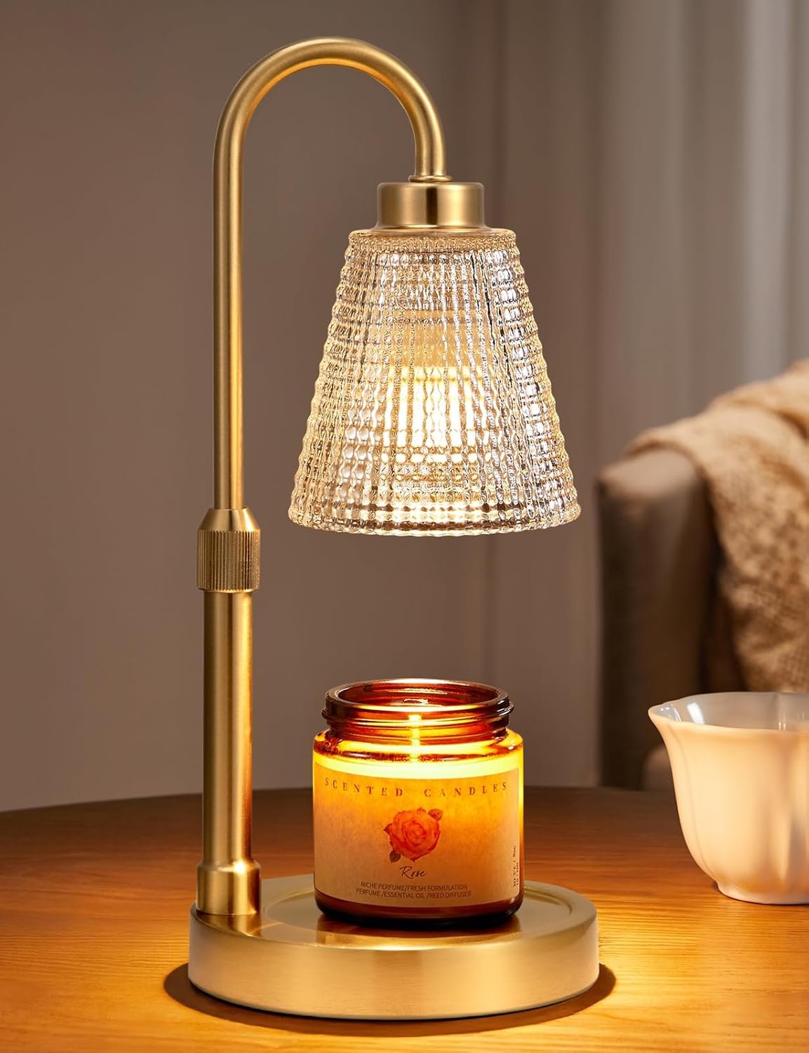 Innqoo Lámpara calentadora de velas con temporizador, calentador de velas regulable para velas de tarro, calentador de cera ajustable en altura, regalos de cumpleaños para mujeres, mamá, regalos de - Imagen 75