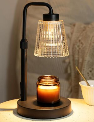 Lámpara calentadora de velas con temporizador regulable, altura ajustable, regalos de inauguración de la casa, decoración de habitación del hogar, regalos de cumpleaños para mujeres y mamá,