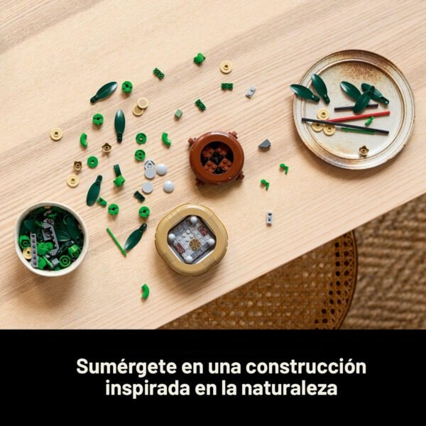 LEGO Botanicals Lucky Bamboo Building Set – Planta artificial para decoración del hogar en interiores, adultos a partir de 18 años – Decoración de plantas falsas para mesa, escritorio, oficina, regalo - Imagen 3