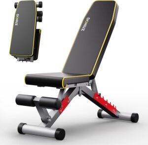 Weight Bench, Adjustable Workout Bench Press Set for Home Gym Full Body Strength Workout, Easy Assembly Foldable Training Lifting Bench, Max Load 750