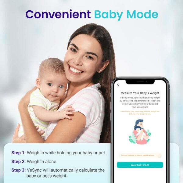 Etekcity Báscula inteligente para peso corporal, báscula de pesaje digital de baño con IMC, grasa corporal, masa muscular, aplicaciones de sincronización de equipos de salud con Bluetooth para el - Imagen 19