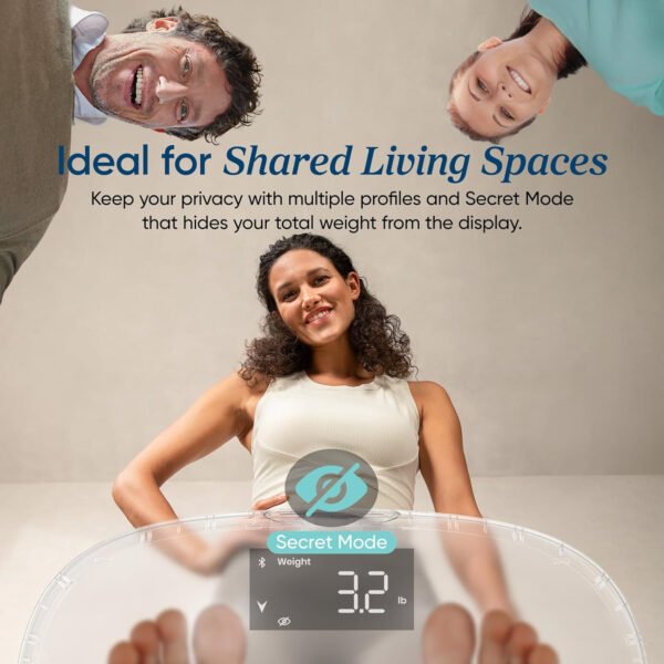 Etekcity Báscula inteligente para peso corporal, báscula de pesaje digital de baño con IMC, grasa corporal, masa muscular, aplicaciones de sincronización de equipos de salud con Bluetooth para el - Imagen 40
