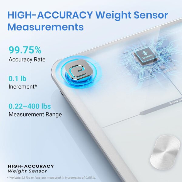 Etekcity Báscula inteligente para peso corporal, báscula de pesaje digital de baño con IMC, grasa corporal, masa muscular, aplicaciones de sincronización de equipos de salud con Bluetooth para el - Imagen 58