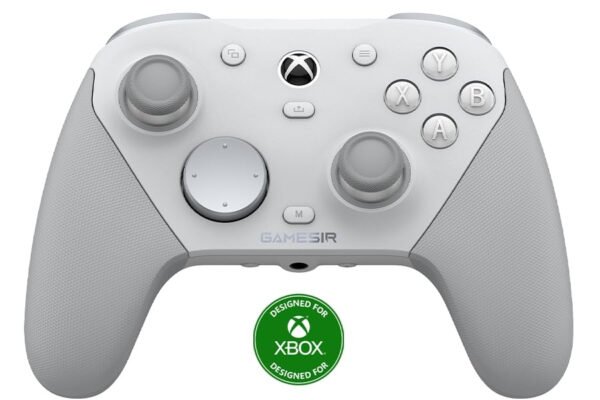 GameSir G7 Pro Wired Controller for Xbox Series X|S, Xbox One, Wireless Gamepad for PC&Android with TMR Sticks, Hall Effect Analog Triggers, 1000Hz Polling Rate, 3.5mm Audio Jack - White