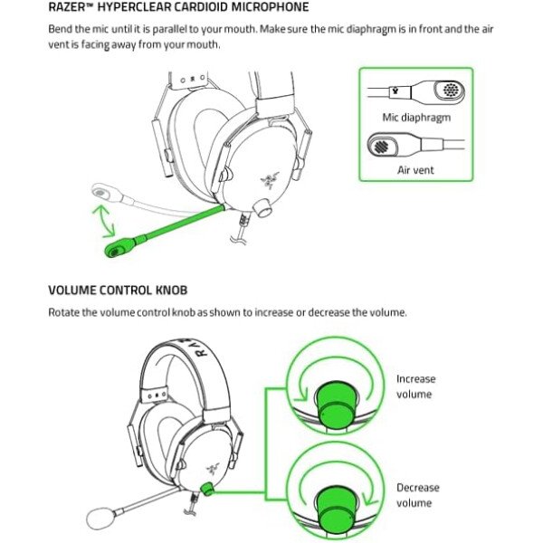 Razer BlackShark V2 X Auriculares para gamer: sonido envolvente 7.1, controladores de 1.9 ″, almohadillas de espuma viscoelástica, para computador, PS4, PS5 o Switch con conector de 3.5 mm, negros - Imagen 9