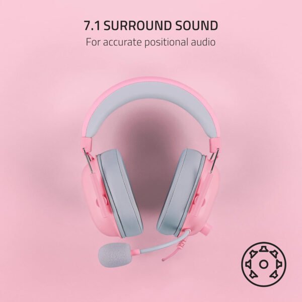 Razer BlackShark V2 X Auriculares para gamer: sonido envolvente 7.1, controladores de 1.9 ″, almohadillas de espuma viscoelástica, para computador, PS4, PS5 o Switch con conector de 3.5 mm, negros - Imagen 17