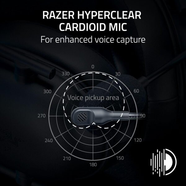 Razer BlackShark V2 X Auriculares para gamer: sonido envolvente 7.1, controladores de 1.9 ″, almohadillas de espuma viscoelástica, para computador, PS4, PS5 o Switch con conector de 3.5 mm, negros - Imagen 20
