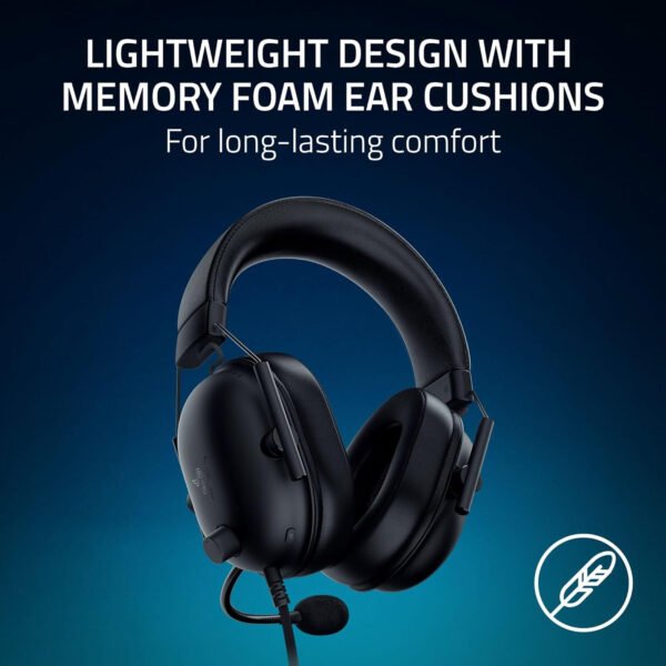 Razer BlackShark V2 X Auriculares para gamer: sonido envolvente 7.1, controladores de 1.9 ″, almohadillas de espuma viscoelástica, para computador, PS4, PS5 o Switch con conector de 3.5 mm, negros - Imagen 22