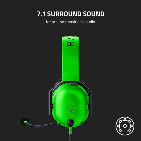 Razer BlackShark V2 X Auriculares para gamer: sonido envolvente 7.1, controladores de 1.9 ″, almohadillas de espuma viscoelástica, para computador, PS4, PS5 o Switch con conector de 3.5 mm, negros - Imagen 33